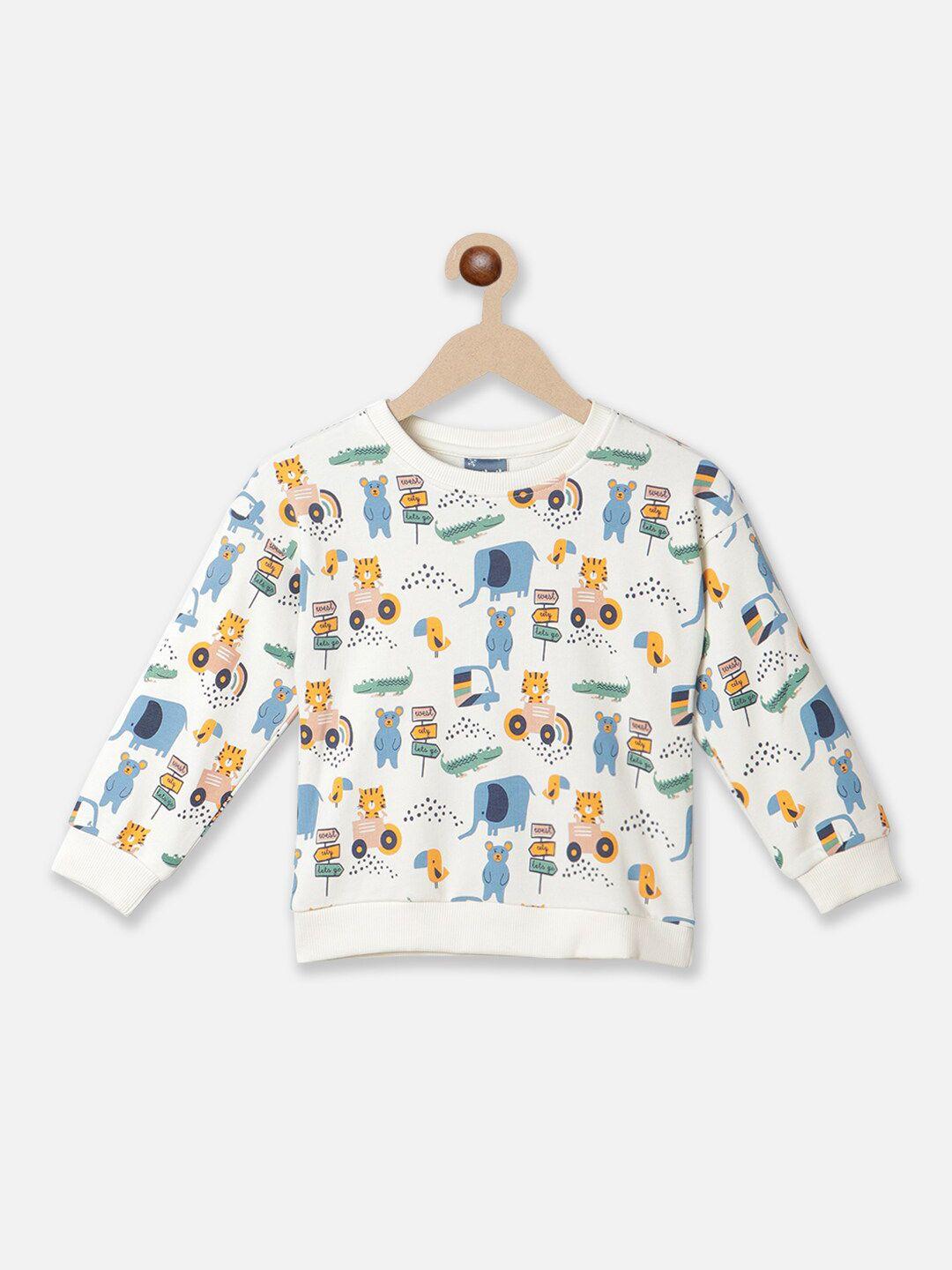 nauti nati boys conversational printed sweatshirt