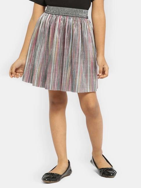 nauti nati kids multicolor embellished skirt