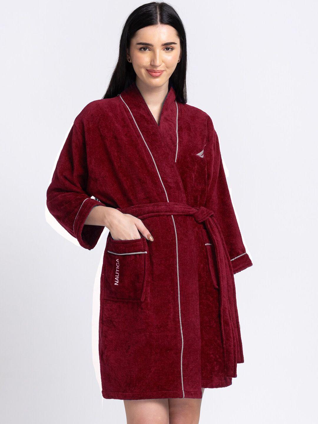 nautica highline pure cotton ultra soft bath robe