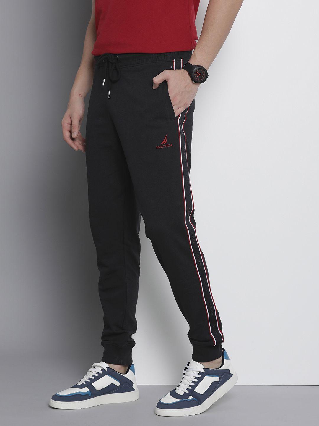 nautica men joggers with side taping detail