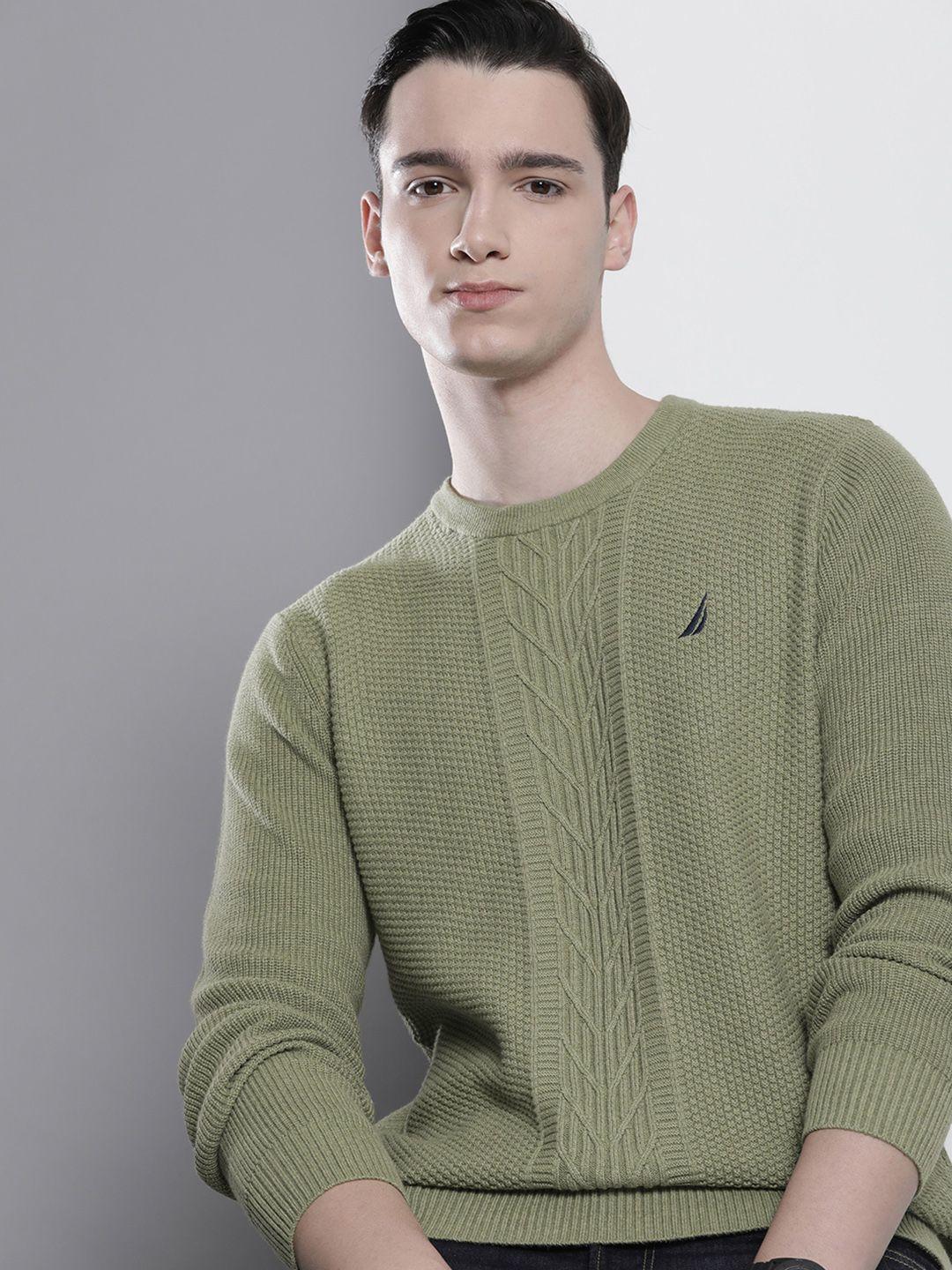 nautica-men-pure-cotton-pullover-with-embroidered-detail