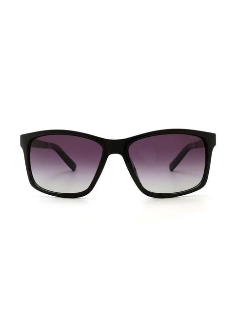 nautica na3644p blue polarized rectangular sunglasses