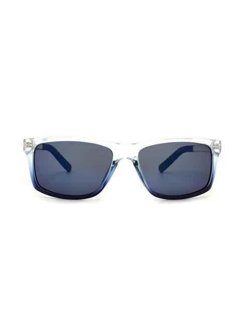 nautica na3651p blue polarized rectangular sunglasses