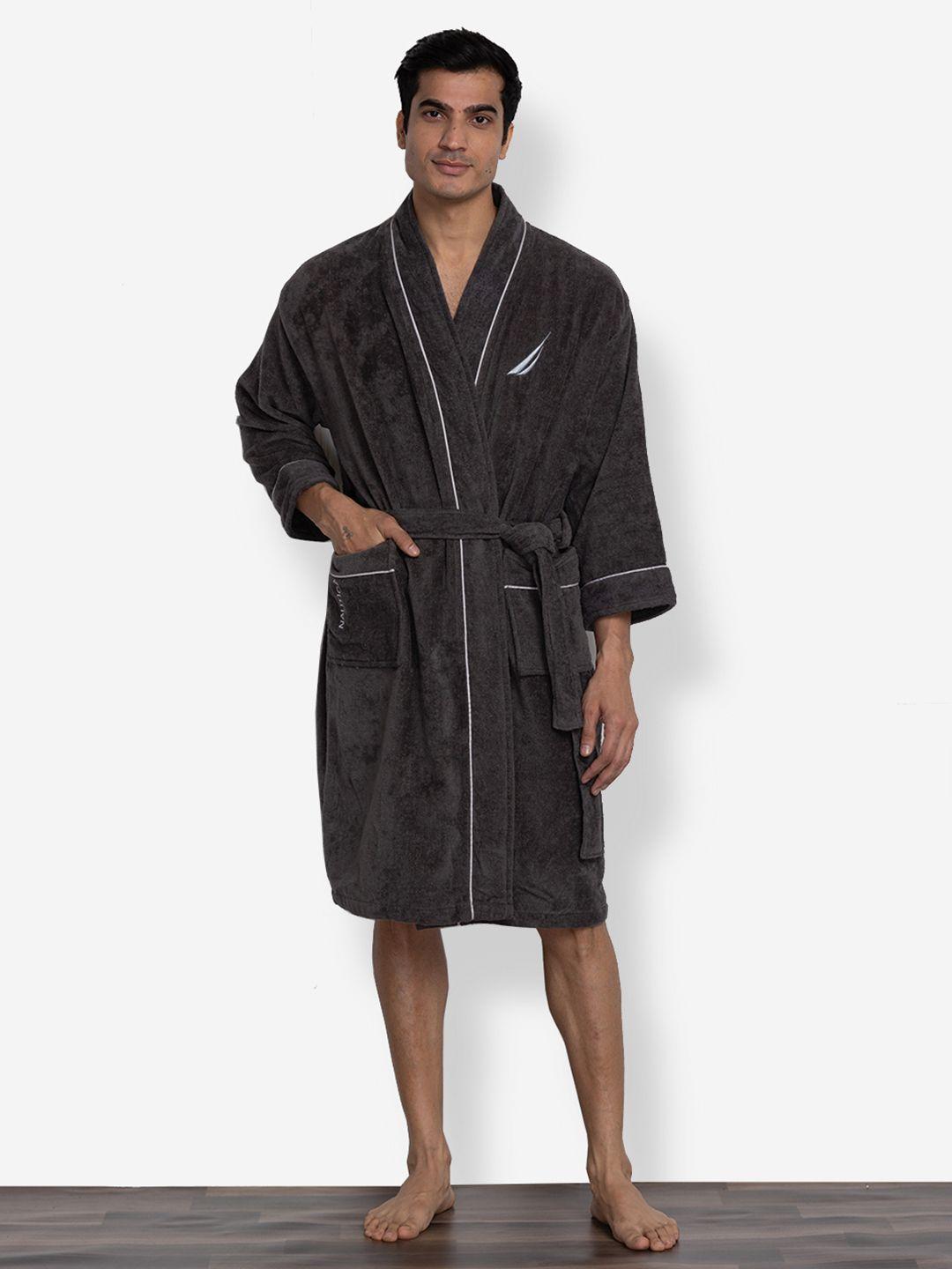 nautica pack of 2 solid bath robe