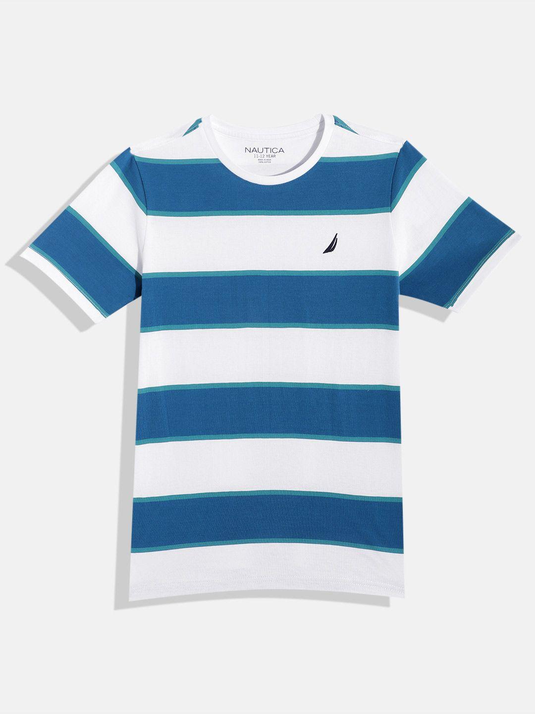 nautica boys striped pure cotton t-shirt