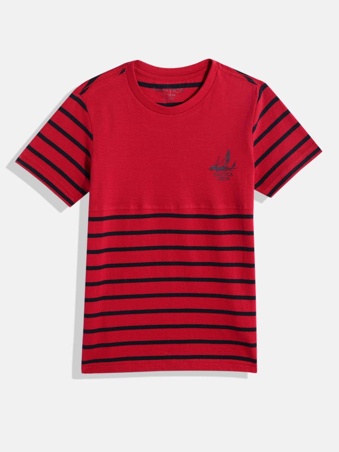 nautica boys striped pure cotton t-shirt