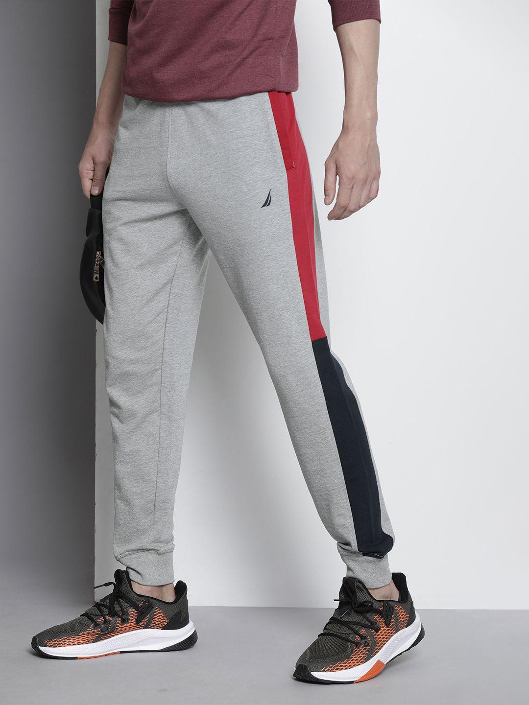 nautica men joggers with side stripe detailing