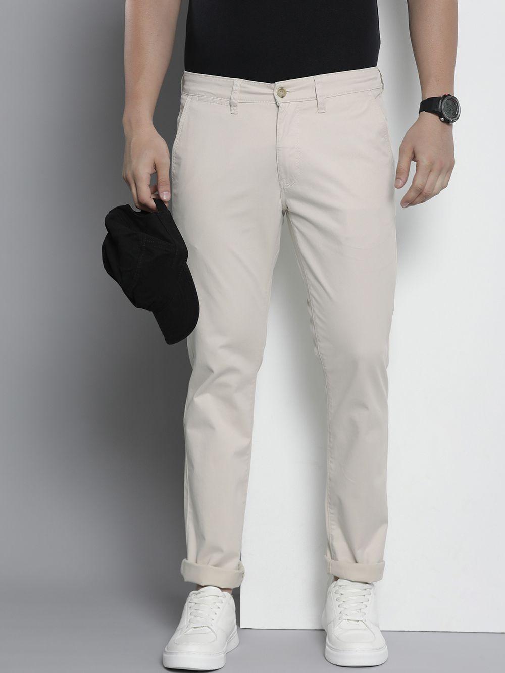 nautica men mid-rise slim fit chinos