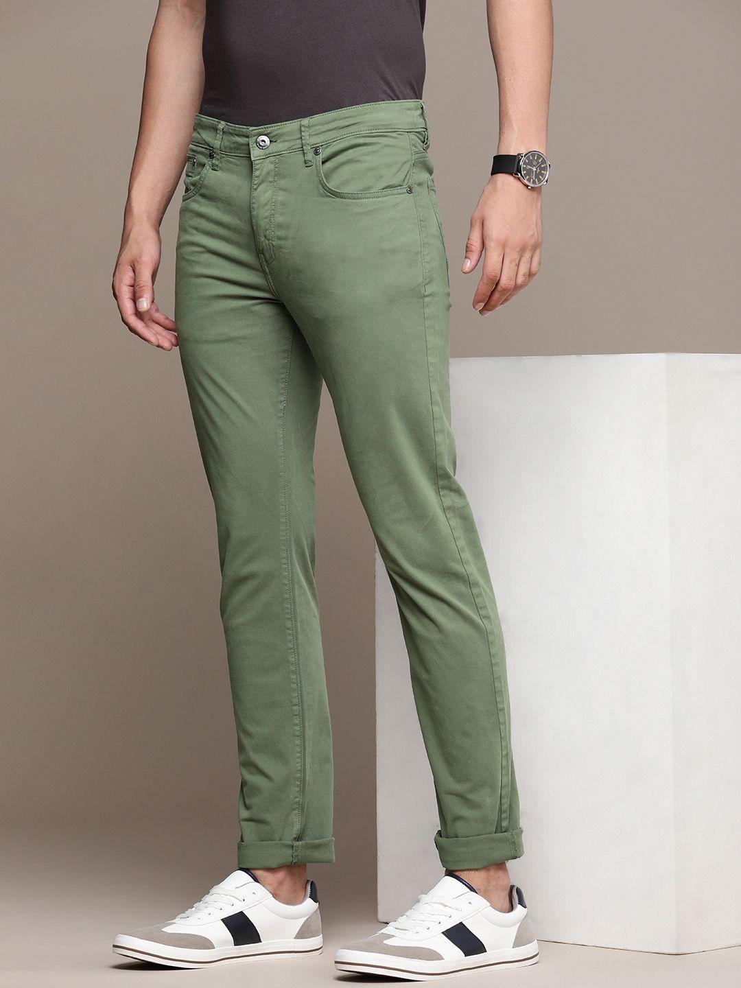 nautica men mid-rise slim fit chinos