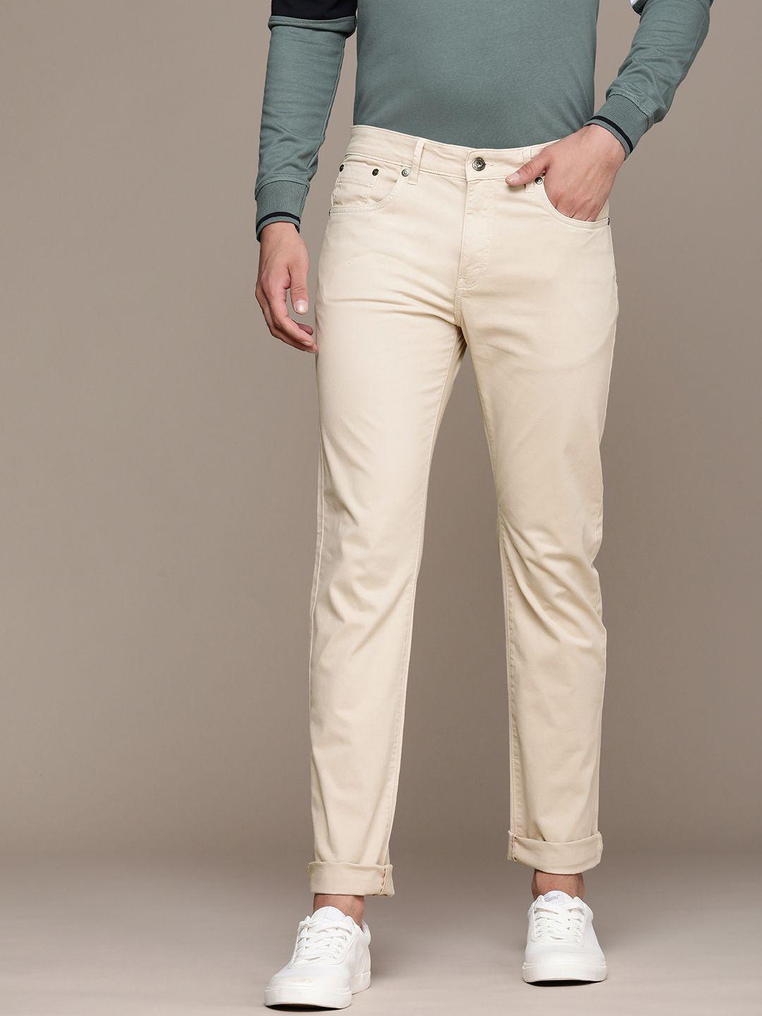 nautica men mid-rise slim fit chinos