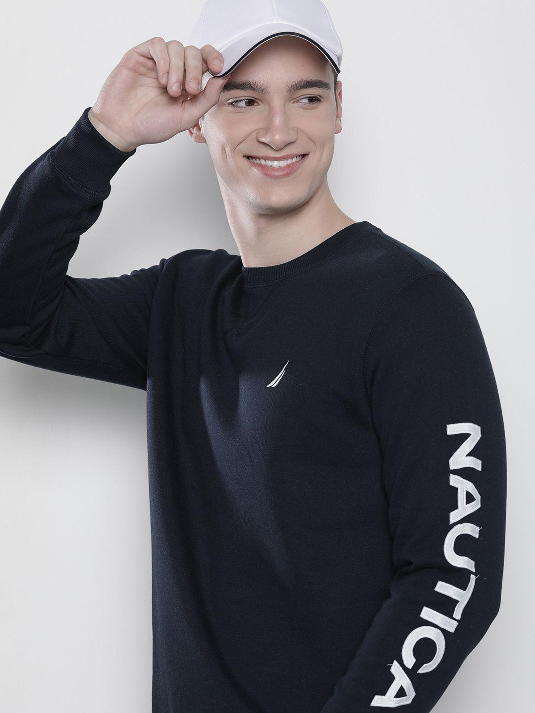 nautica men round neck sweatshirt