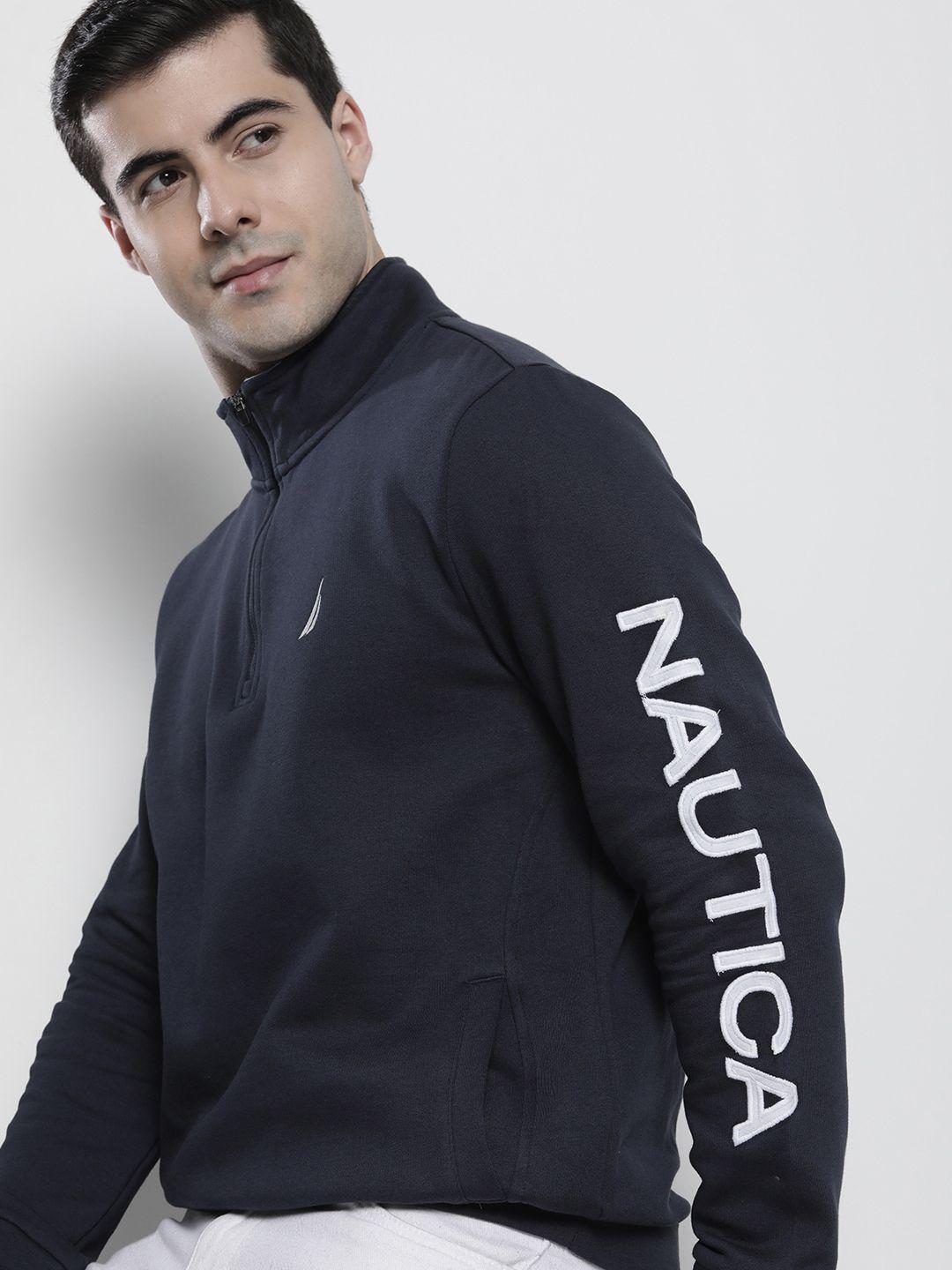 nautica men sweatshirt with embroidered detail