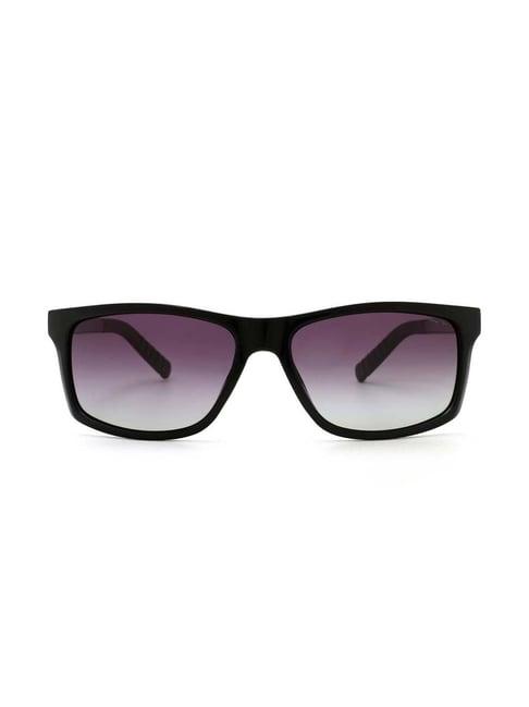 nautica na3651p purple polarized rectangular sunglasses