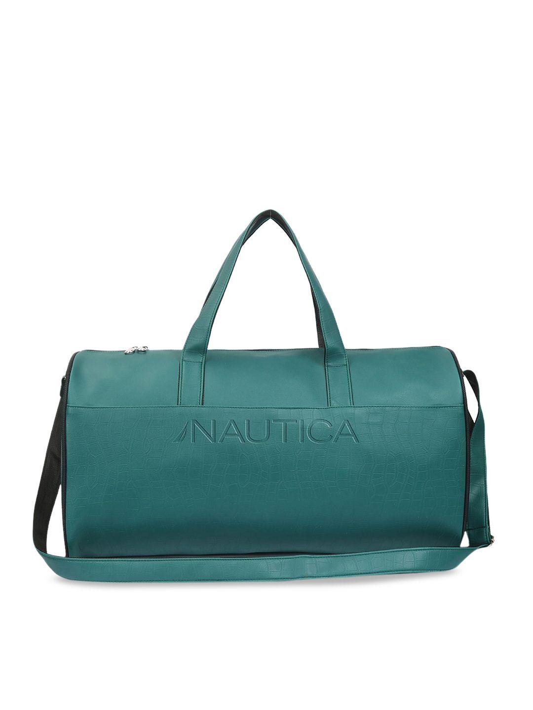 nautica textured travel duffel bag 20 l
