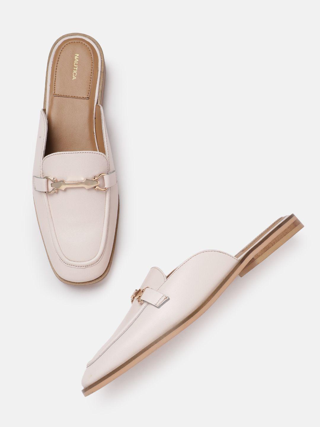 nautica women embellished mules