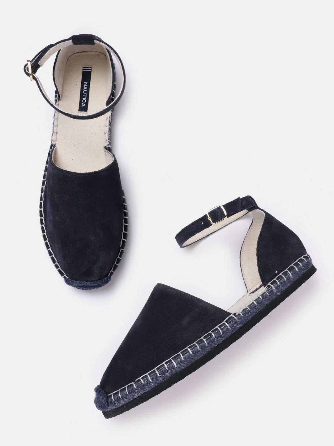 nautica women mid-top espadrille mules