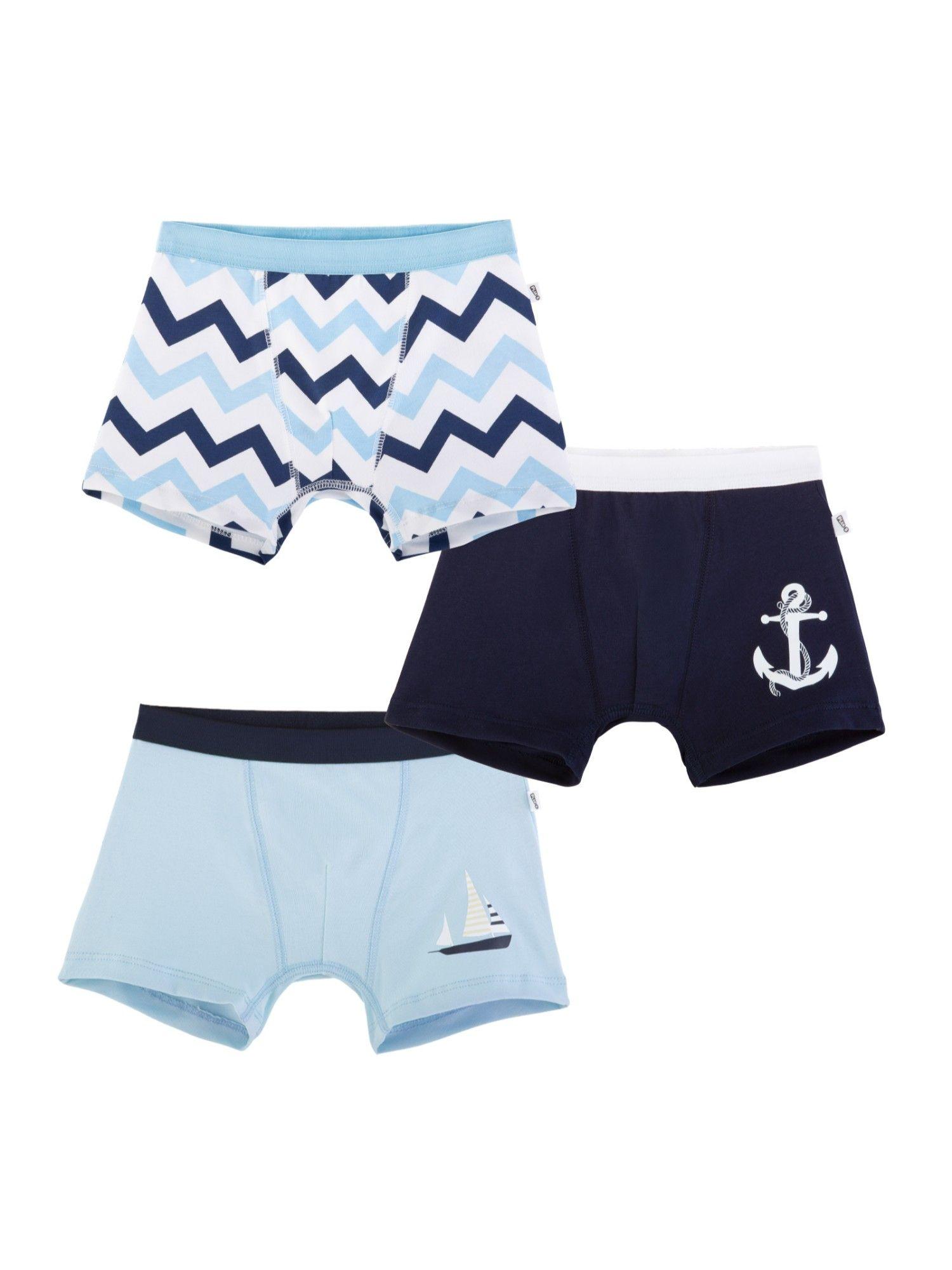 nautical boy trunks (pack of 3)