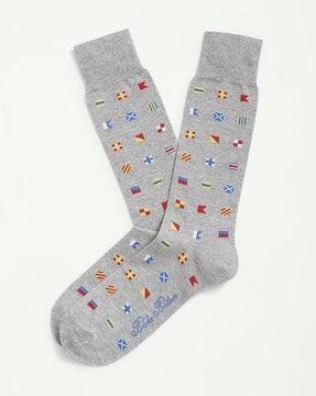 nautical flag socks