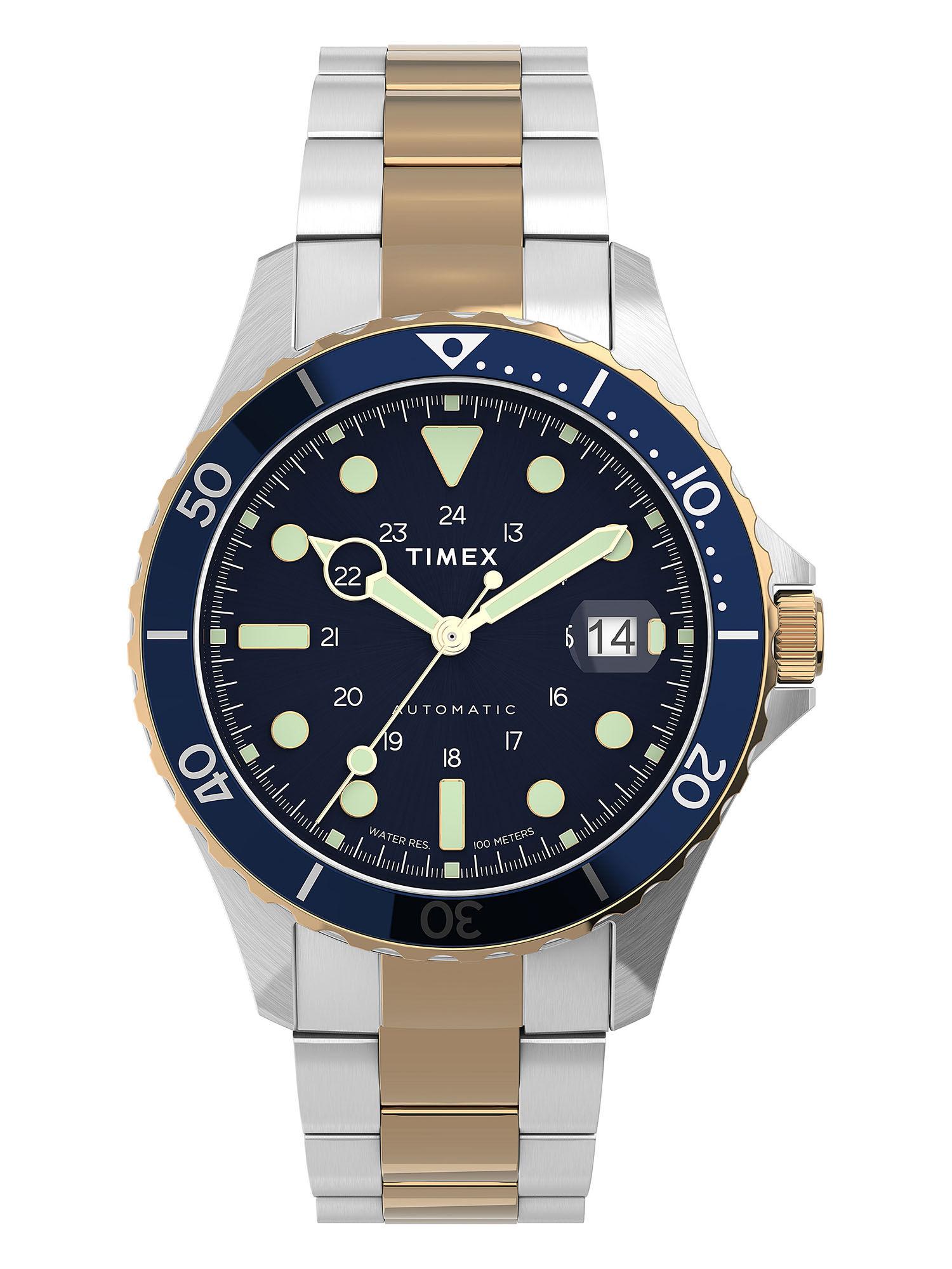 navi blue dial men watch -tw2u83500