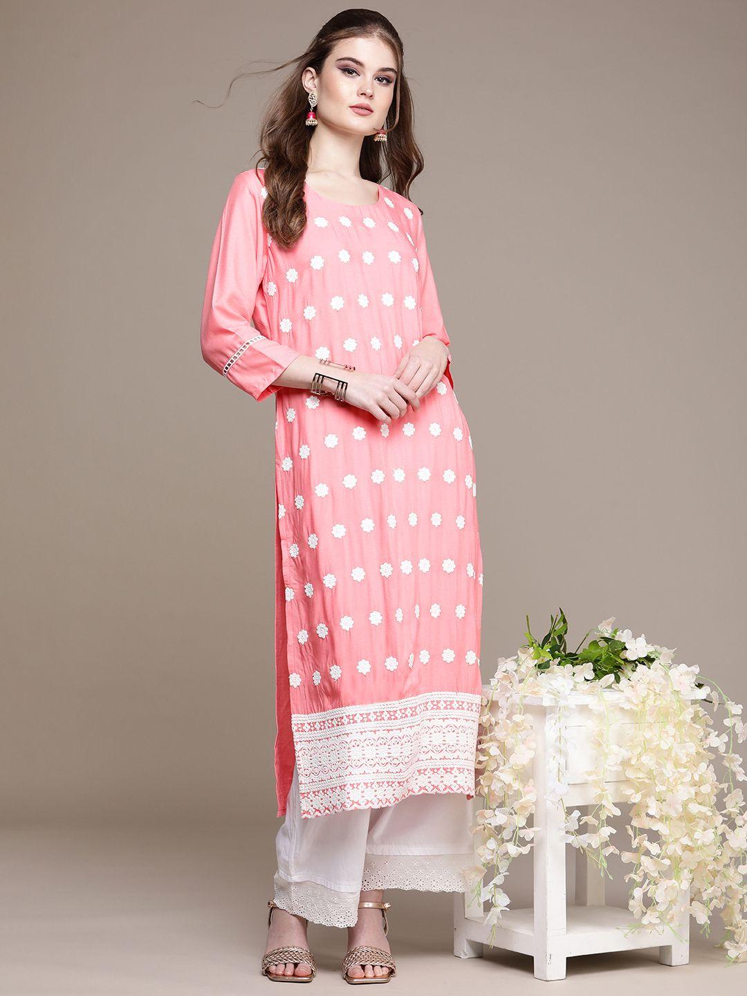 navibhu ethnic motifs printed kurta