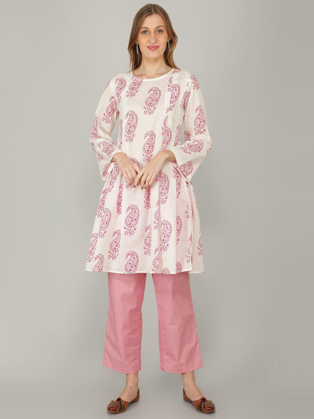 naviyata printed kurta with trousers