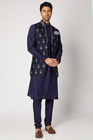 navy-blue-embroidered-bundi-jacket-for-boys