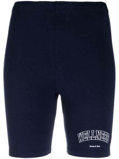 navy blue navy blue wellness biker shorts