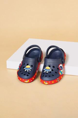 navy  casual boys clog shoes