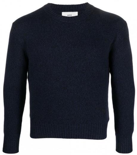 navy blue ami de coeur sweater