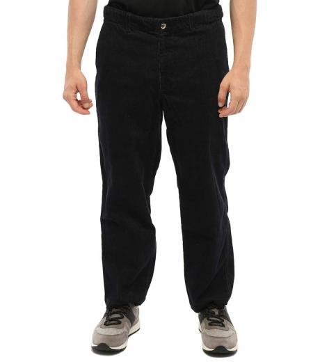 navy blue corduroy treck pants