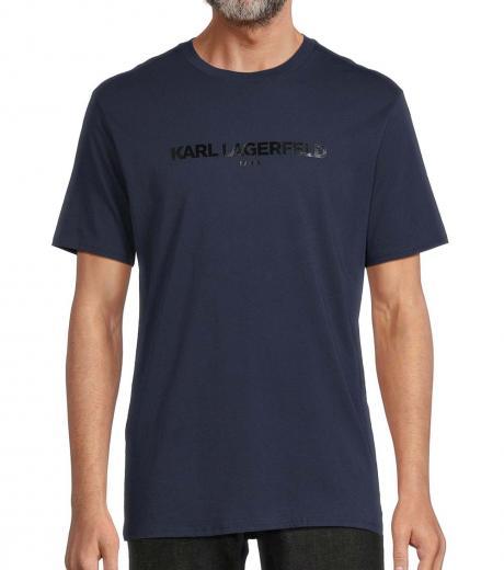 navy blue core logo t-shirt