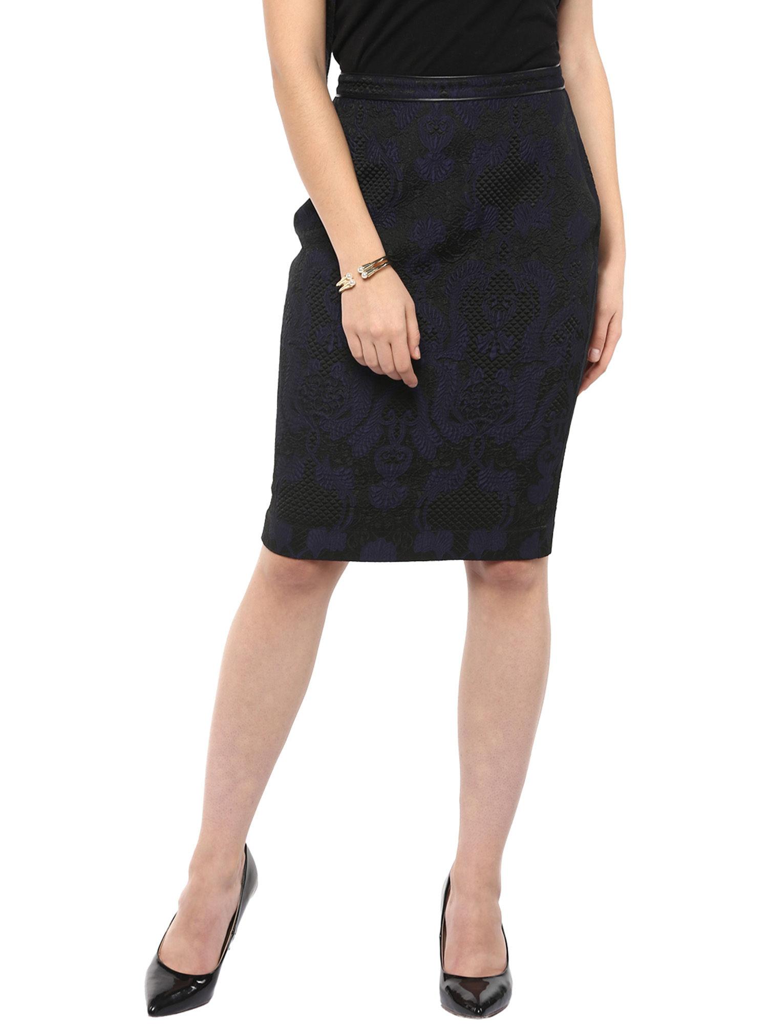 navy blue cristy skirt