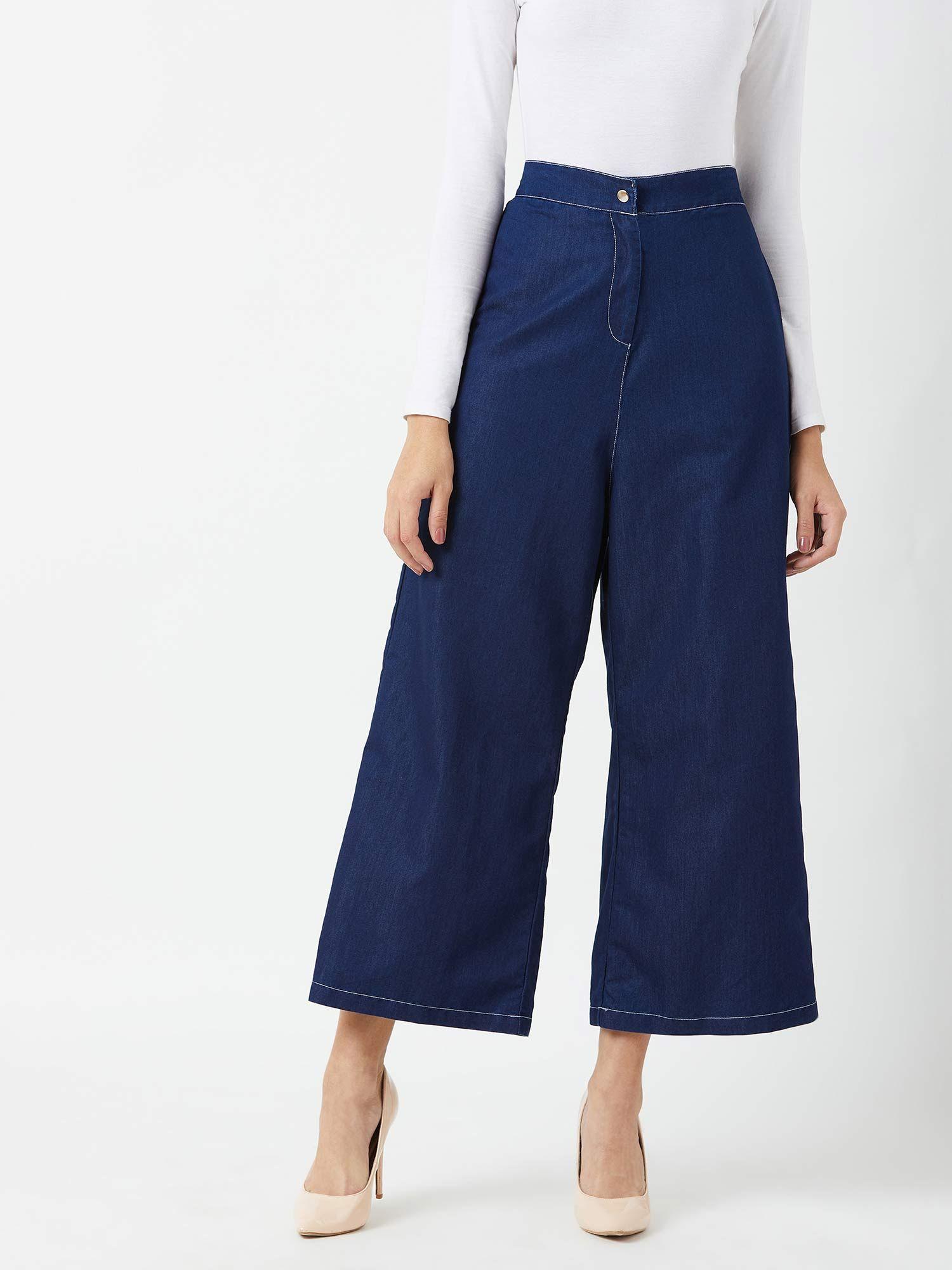 navy blue denim pant