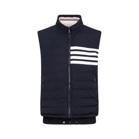 navy blue filled ski vest