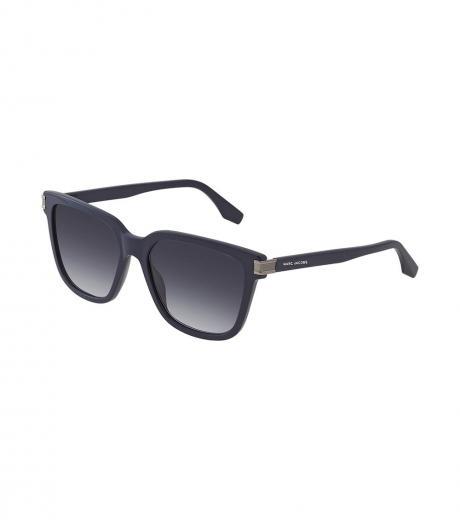 navy blue gradient square sunglasses