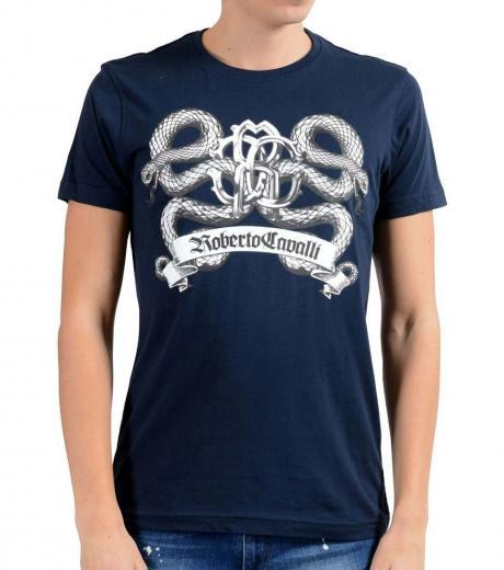 navy blue graphic t-shirt