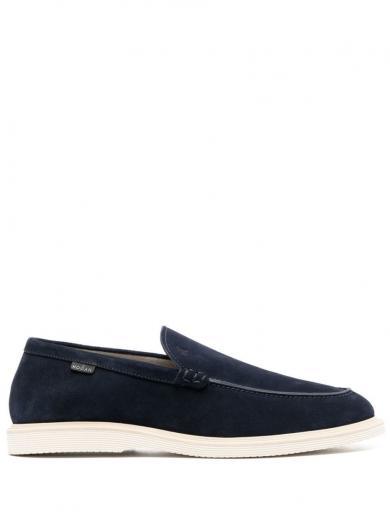 navy blue h616 loafers