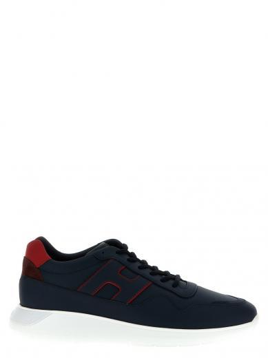 navy blue interactiv3 sneakers