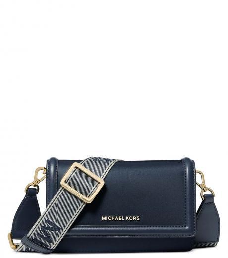 navy blue jet set small crossbody bag