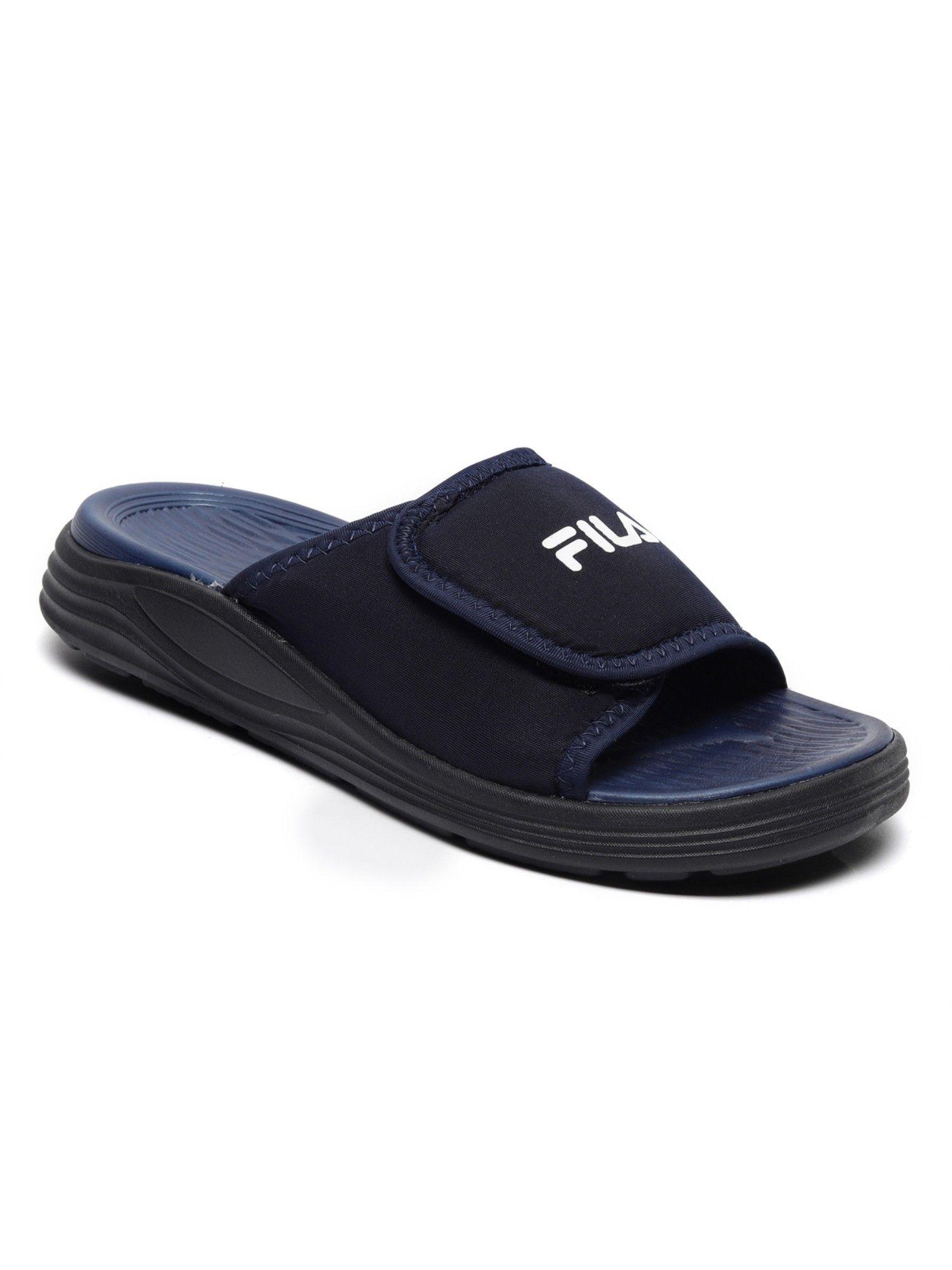 navy blue men mexroa slippers & flipflops