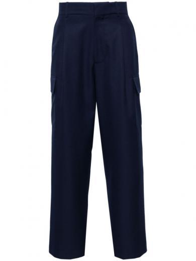 navy blue pants with logo