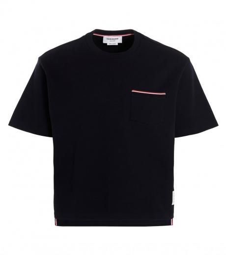 navy blue pocket t-shirt