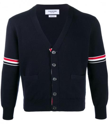 navy blue rwb cotton cardigan