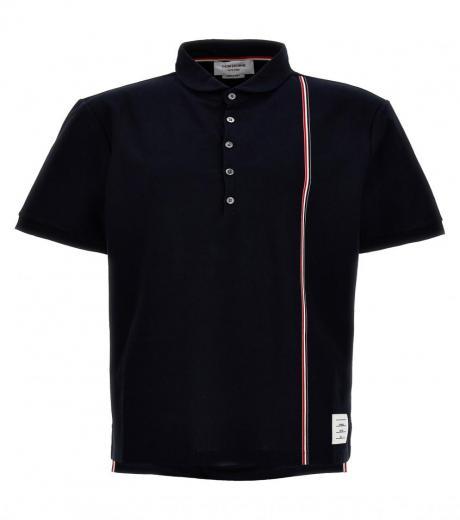 navy blue rwb detail polo