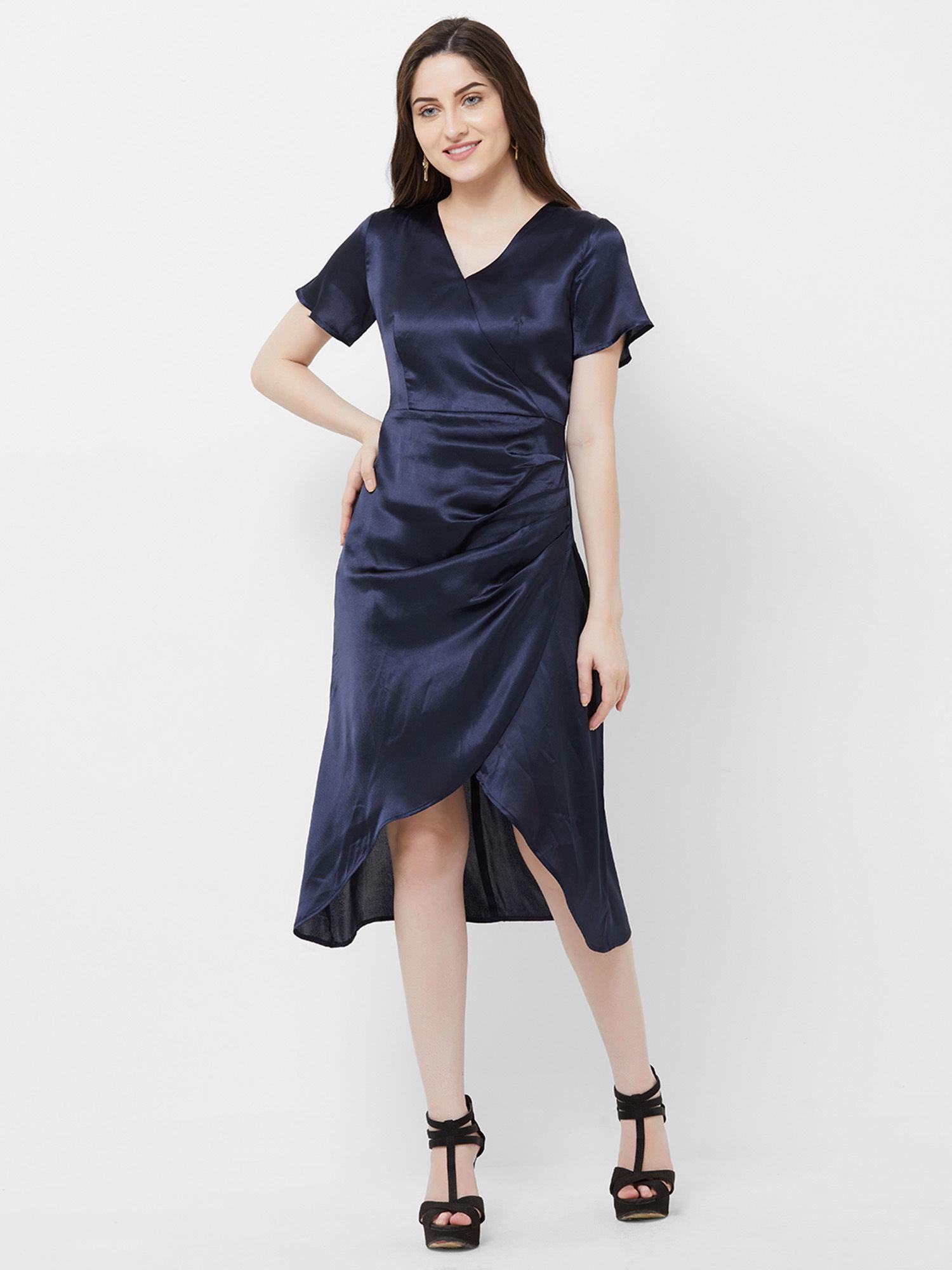 navy blue short dress