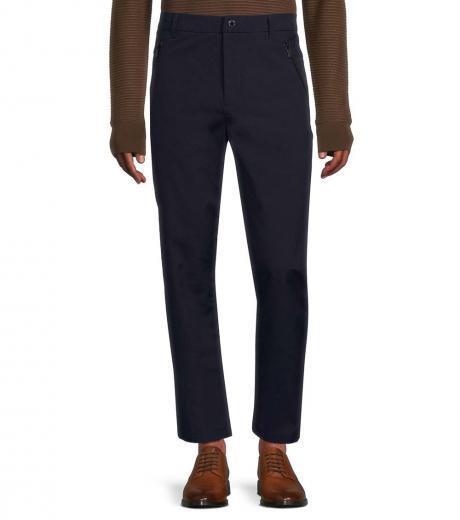 navy blue solid pants