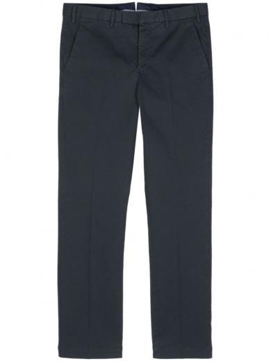 navy blue straight trousers