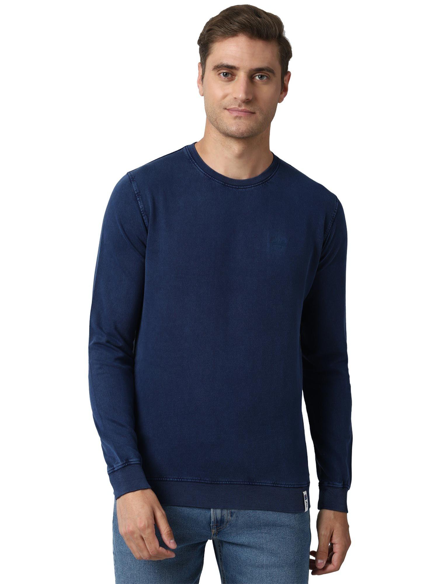 navy blue sweatshirt