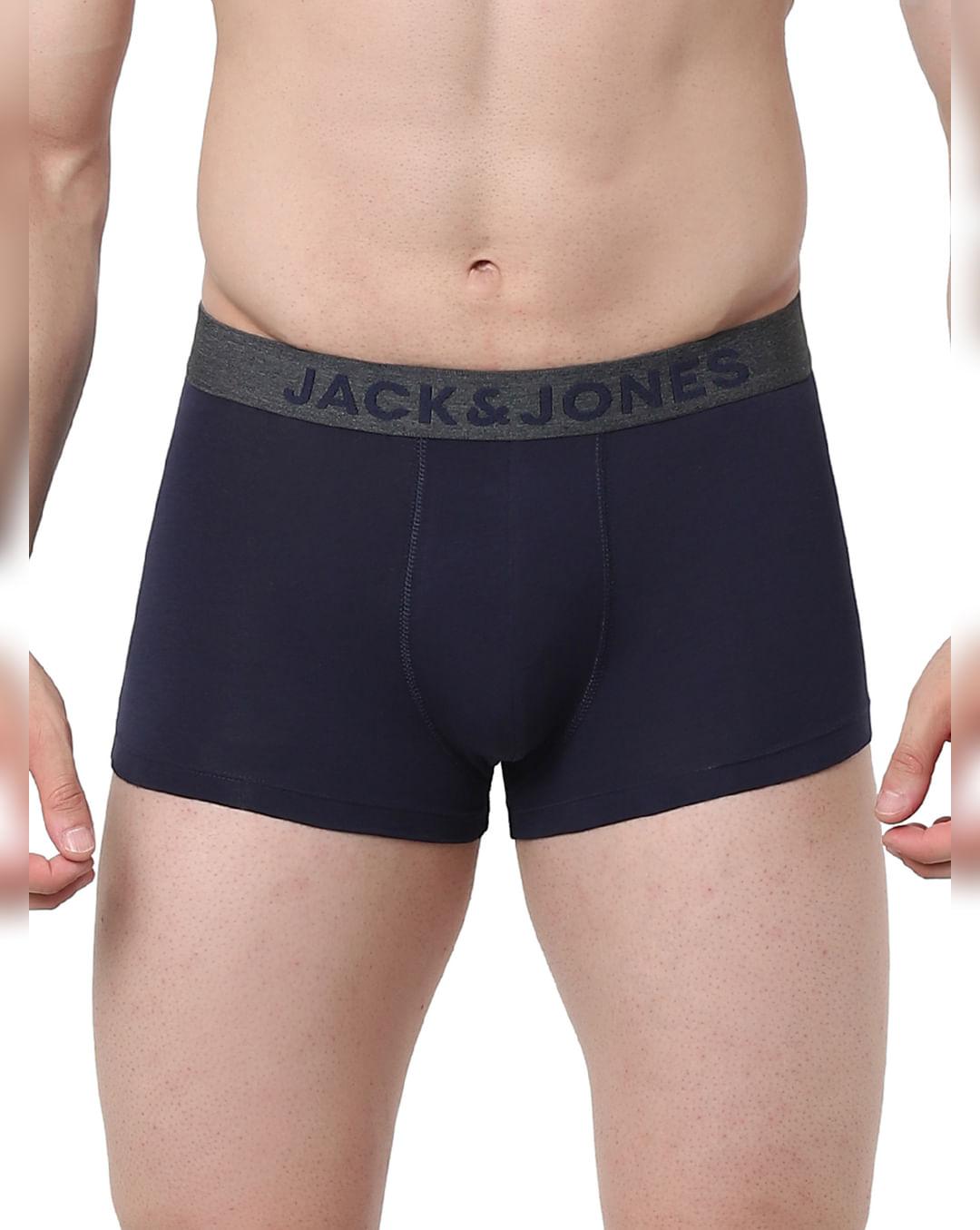 navy blue trunks