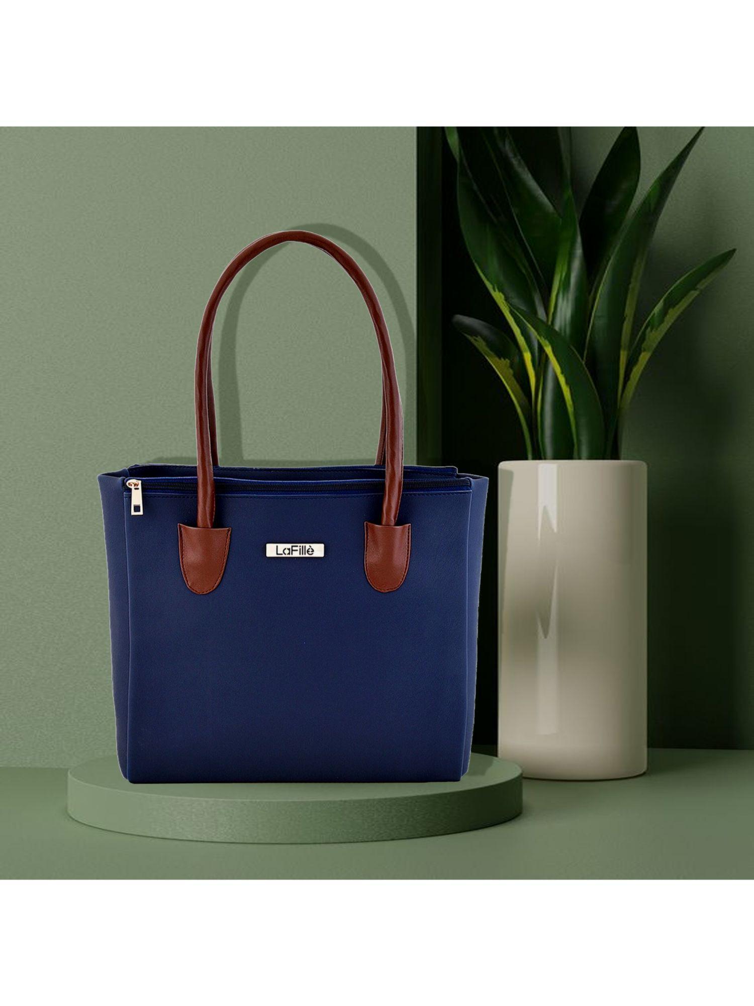 navy blue women handbag